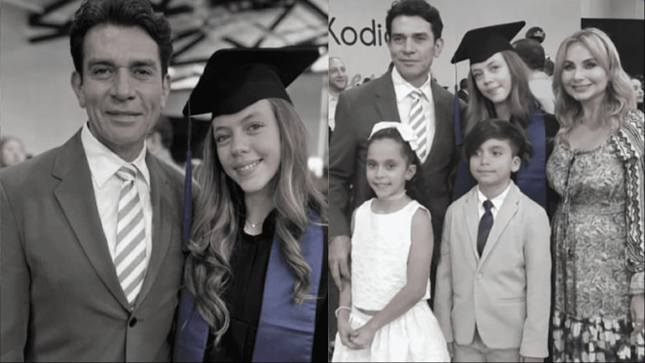 Jorge Salinas posó en 2024 con su hija Valentina, a quien procreó con Andrea Noli