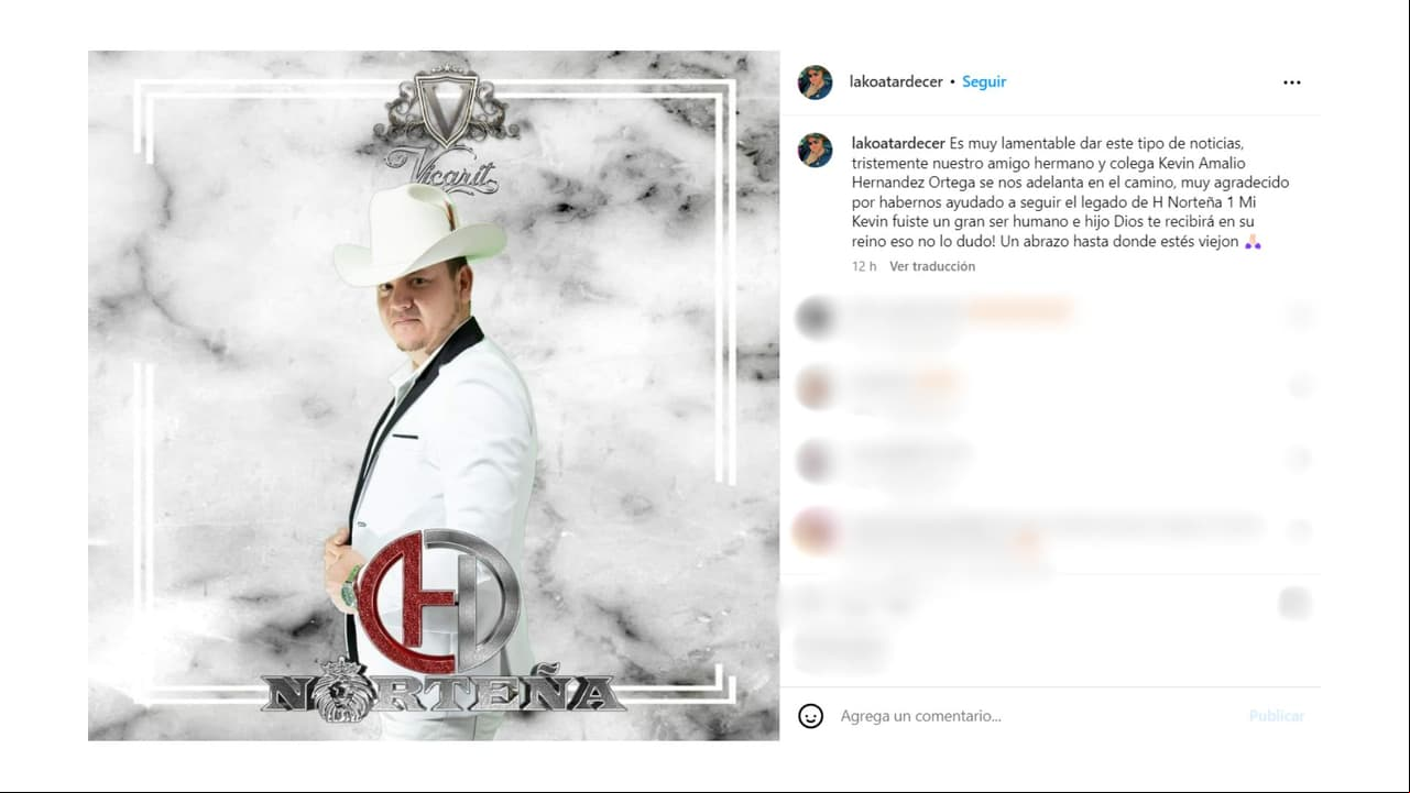 Kevin Hernández tenía 34 años.