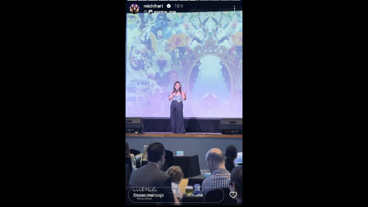 Michelle Rodríguez presumió lo delgada que está en show de stand up