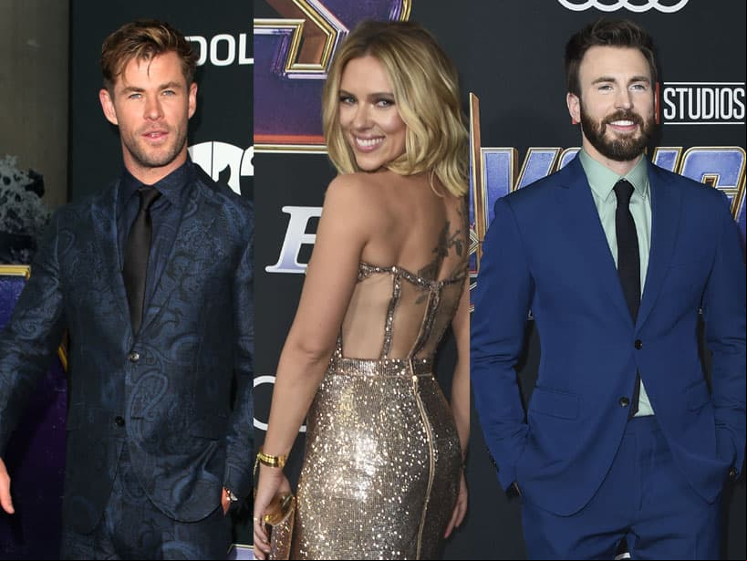 Las estrellas de ‘Avengers: Endgame’ desfilaron por una espectacular alfombra púrpura en Los Ángeles.