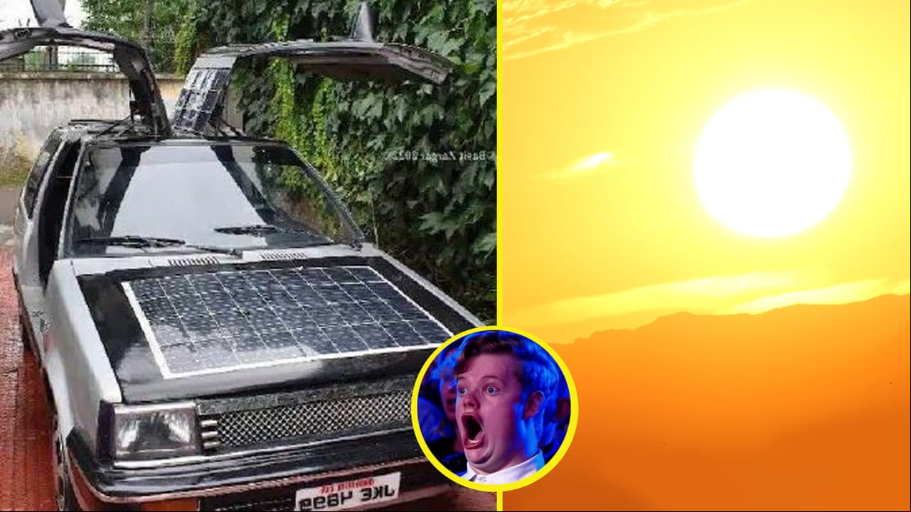 Profesor fabrica un automóvil solar e impacta al Internet: tardó 11 años en hacerlo