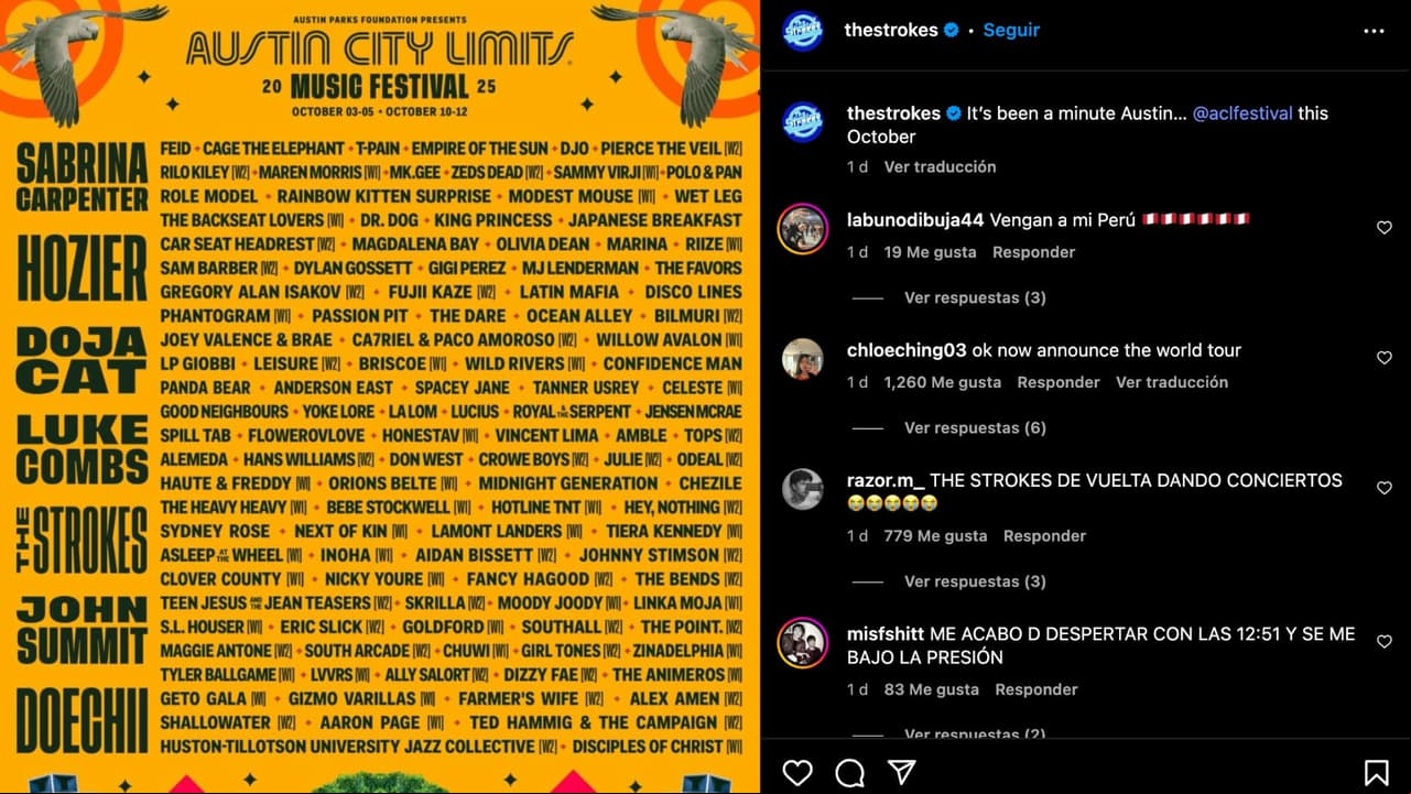 El anuncio oficial de su regreso lo hicieron a través de Instagram