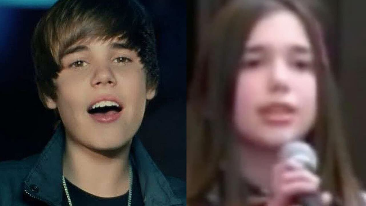 Así lucían Justin Bieber, Dua Lipa y otros famosos que salieron de internet