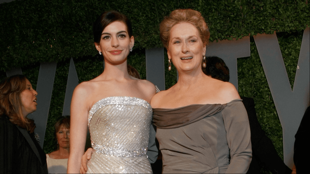 Anne Hathaway y Meryl Streep