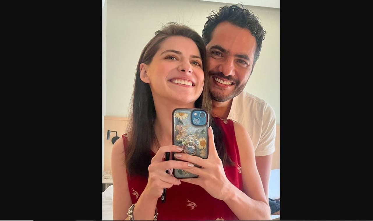 Daniela Aedo y su novio